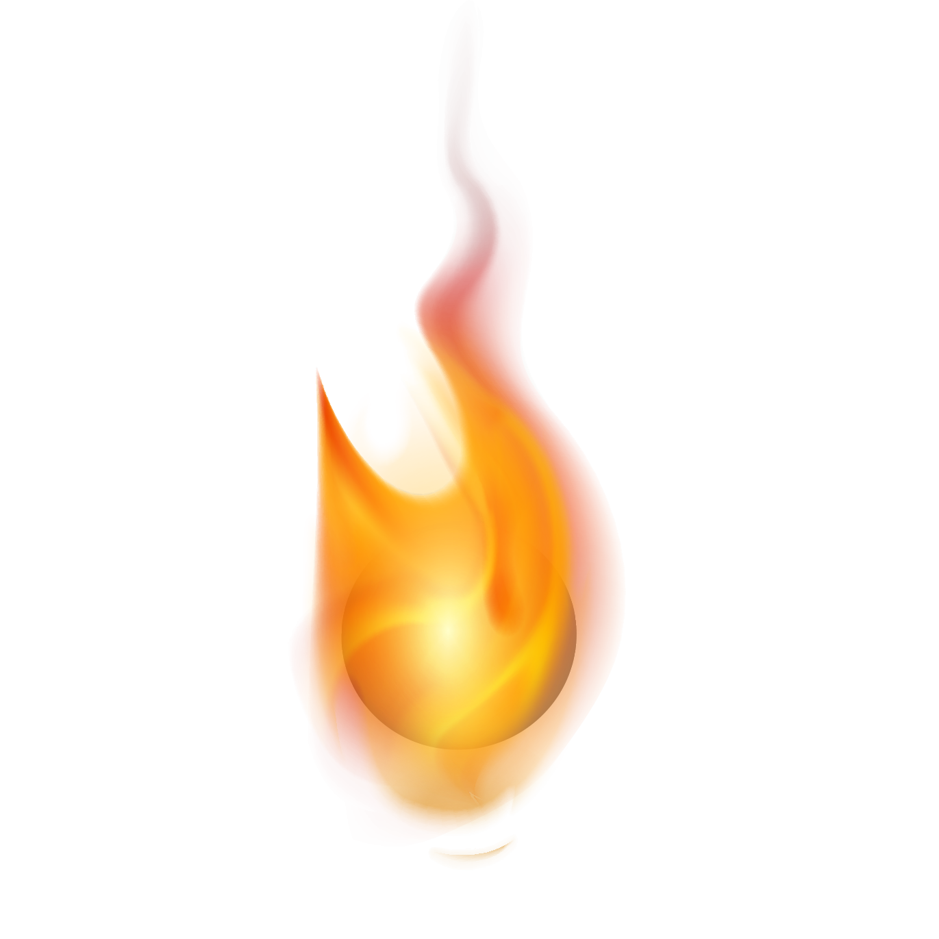 Fire Flames Vector PNG Clipart Background