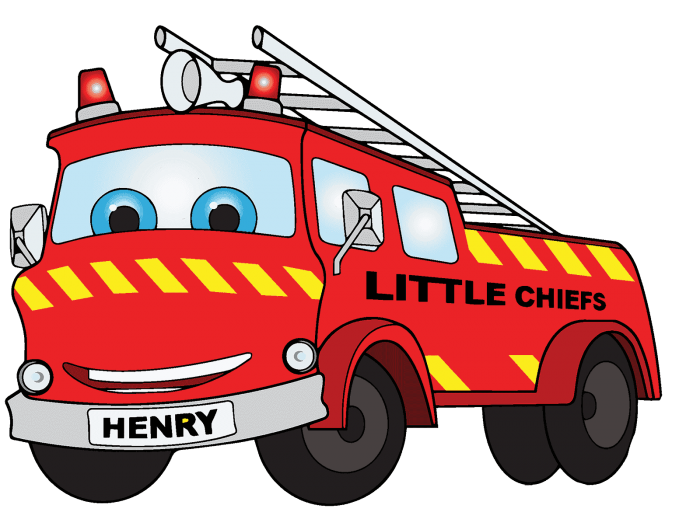 Fire Truck Vector Background PNG Image