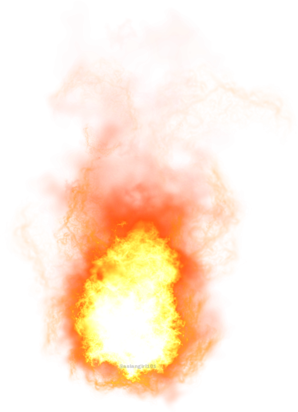 Fireball Background PNG Image