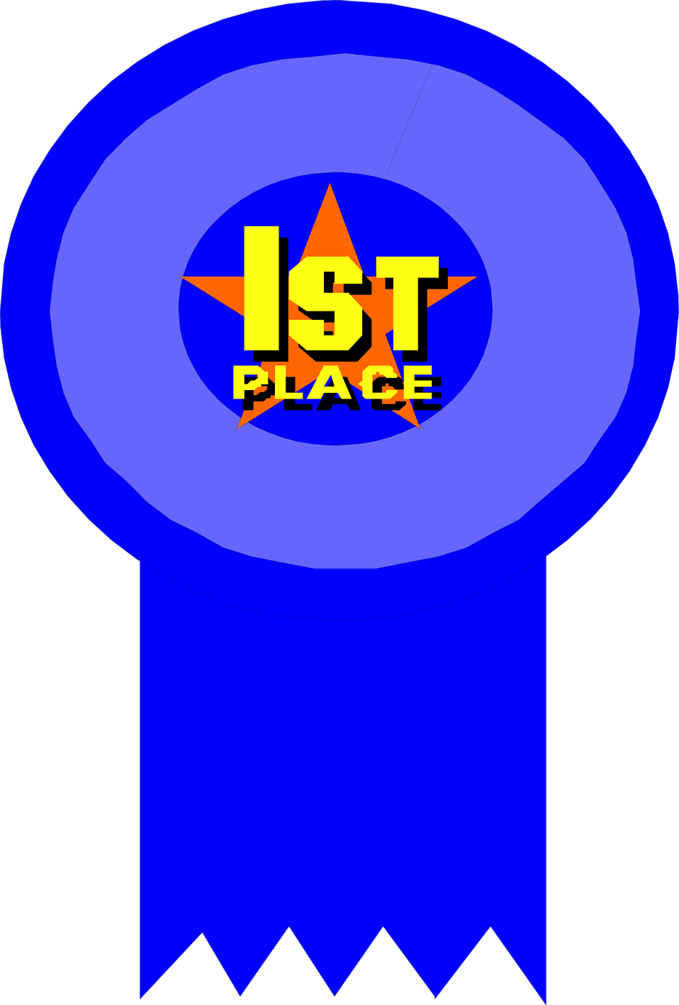 First Place Ribbon PNG Clipart Background