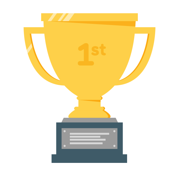 First Place Trophy PNG HD Quality