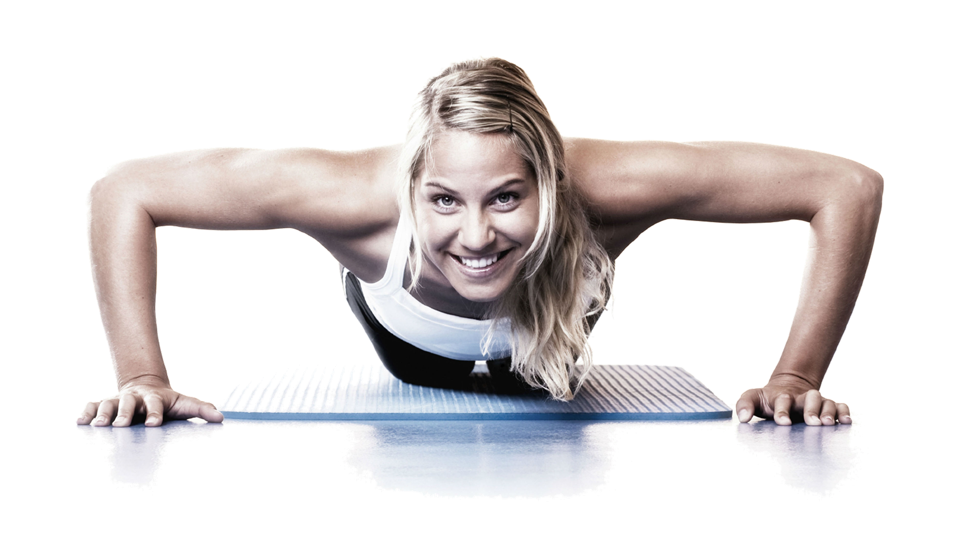 Fitness Girl Background PNG Image