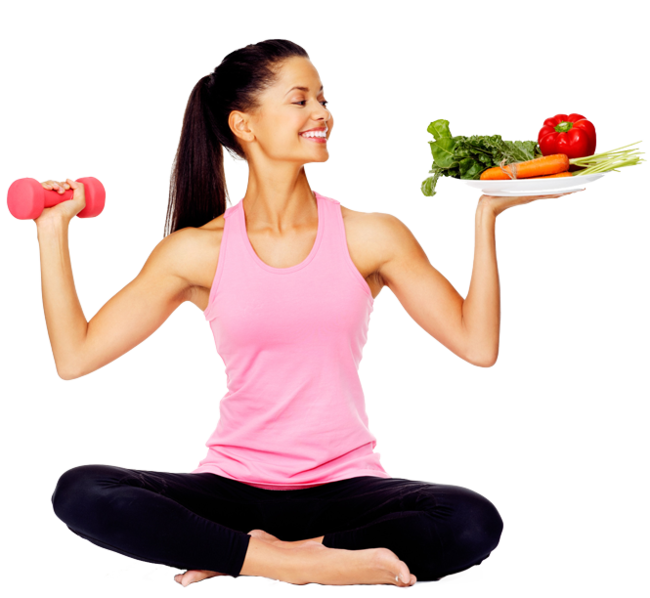 Fitness Girl PNG Clipart Background