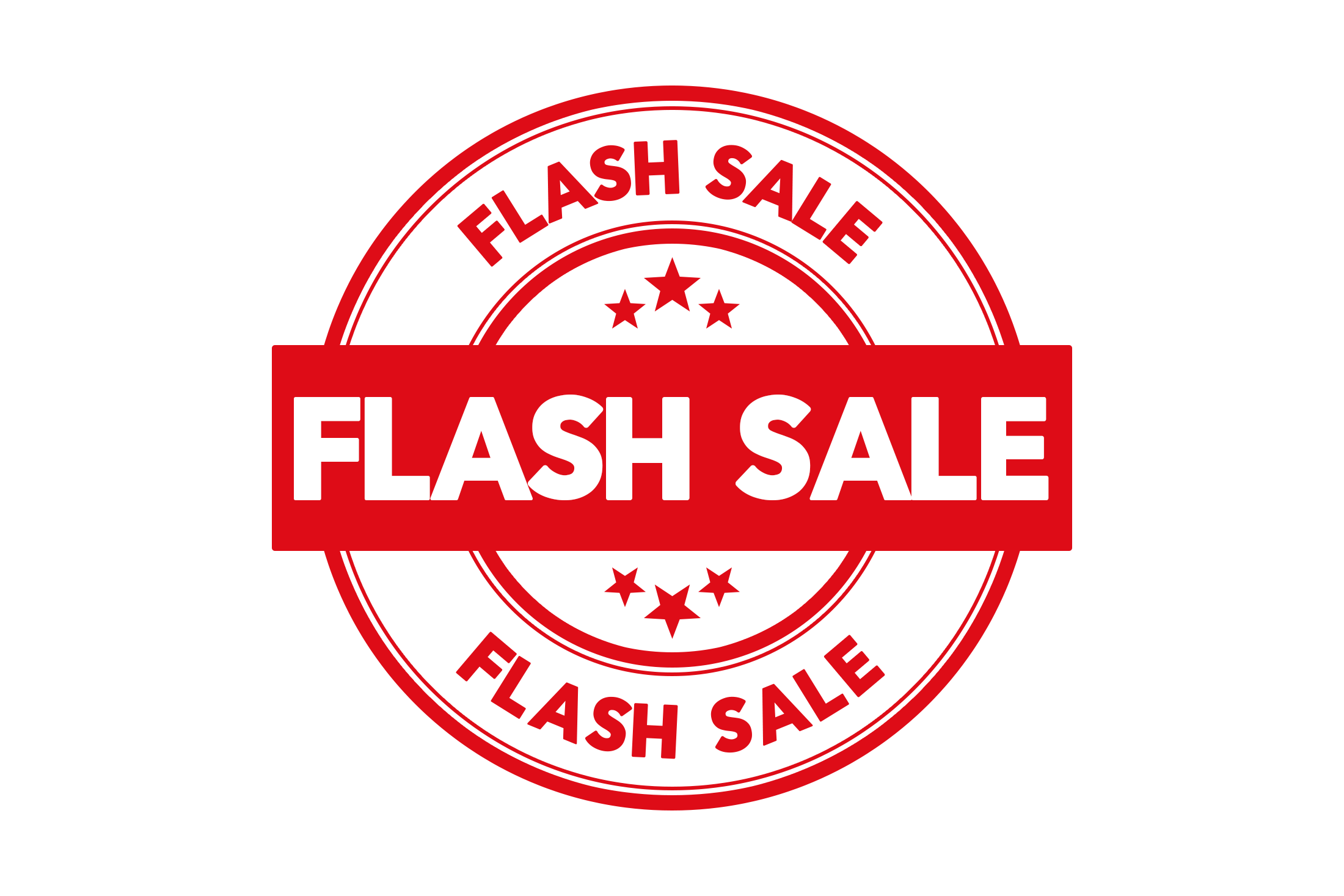 Flash Sale Stamp PNG HD Quality