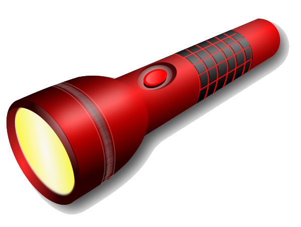Flashlight Vector Background PNG Image