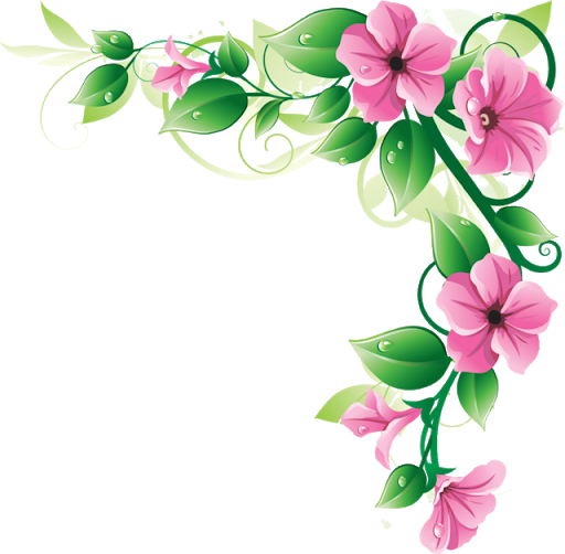 Flower Flower Frame Design Transparent Free PNG