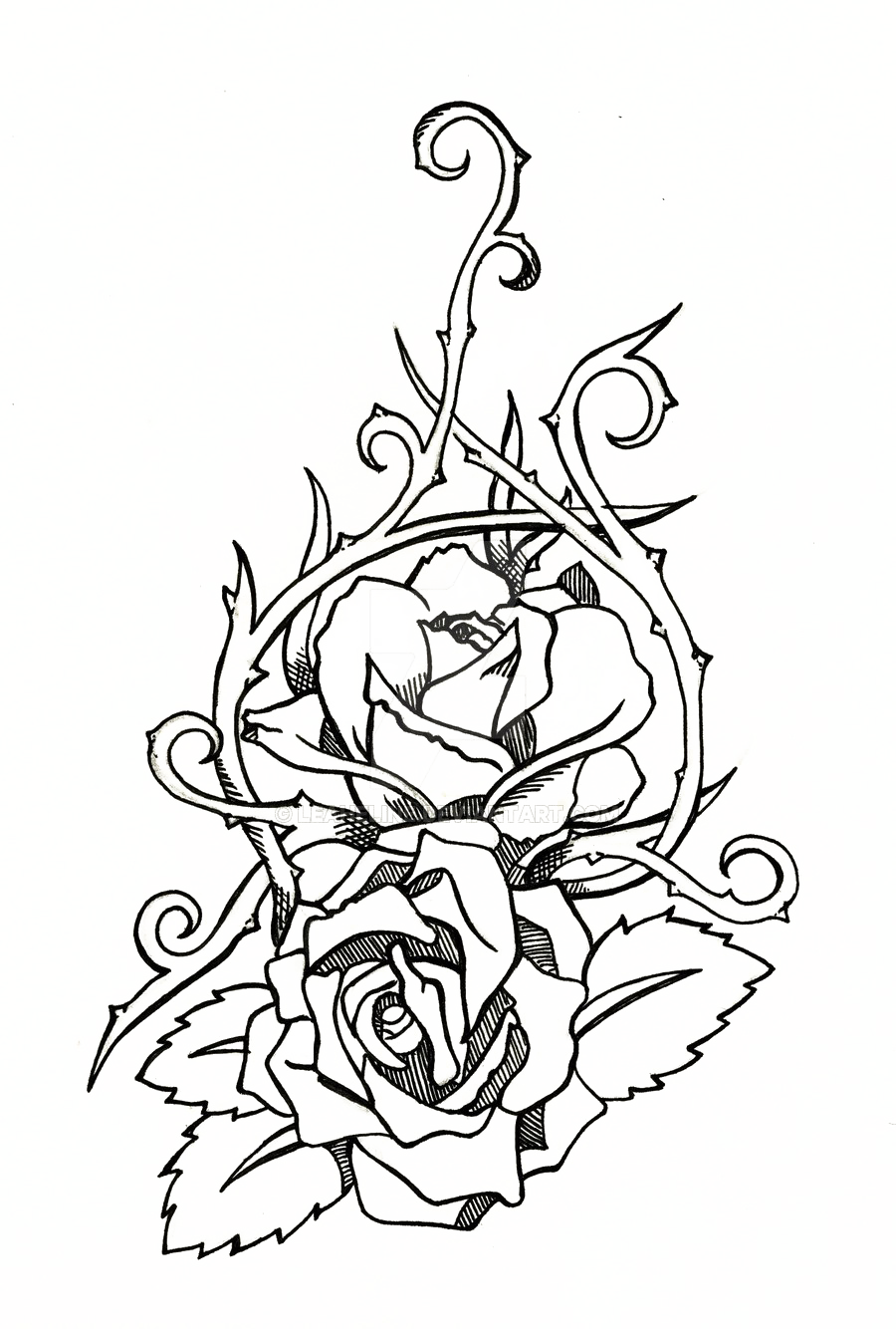 Flower Tattoo Design Transparent File
