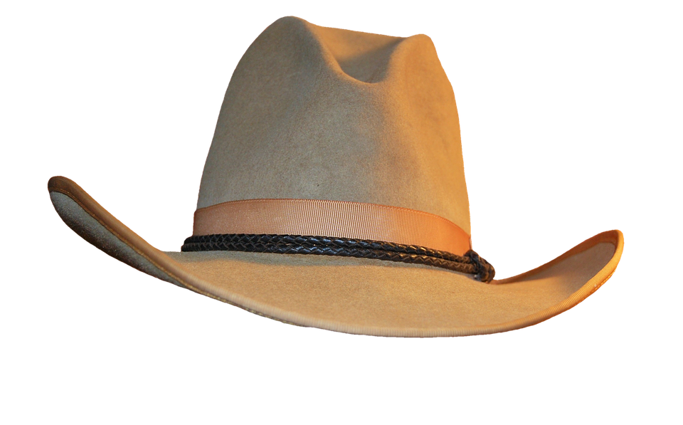 Front Cowboy Hat Transparent File
