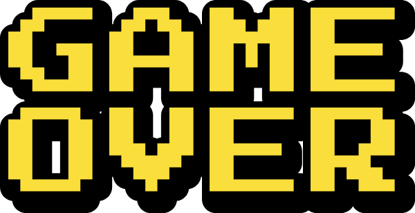 Game Over Yellow Transparent PNG
