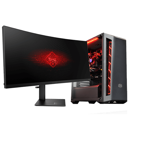 Gaming Computer PC Transparent Background