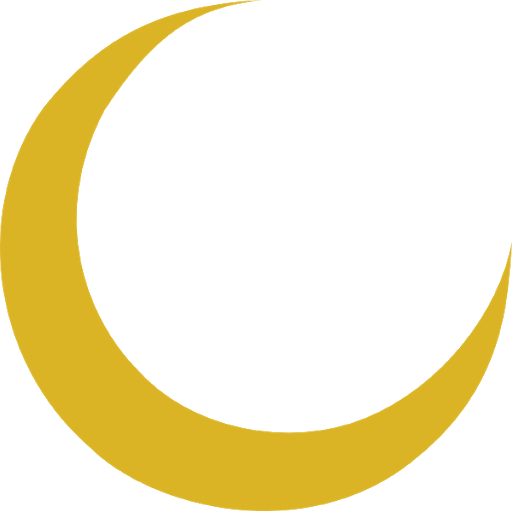 Golden Crescent Moon Transparent File