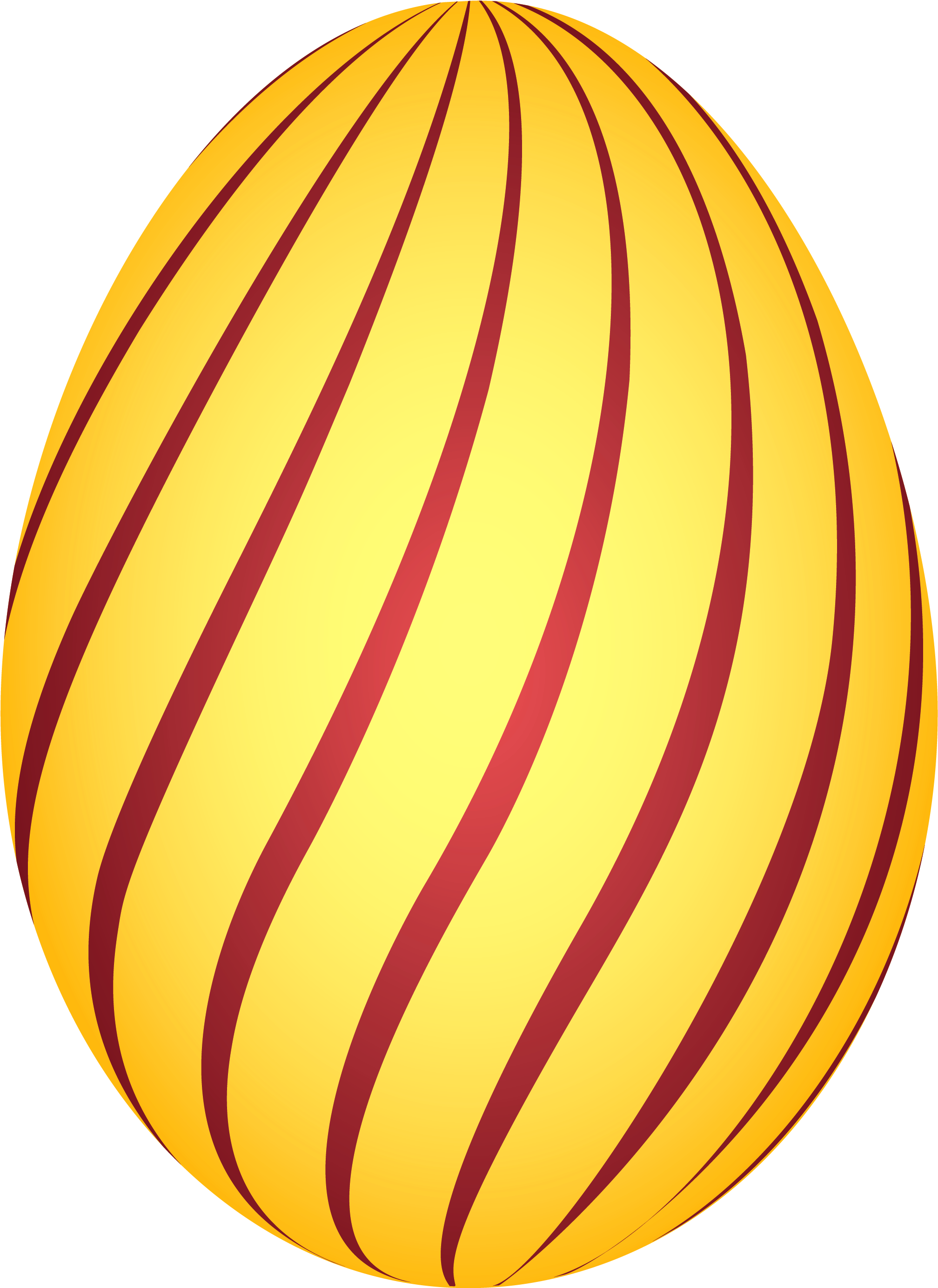 Golden Easter Eggs PNG Clipart Background