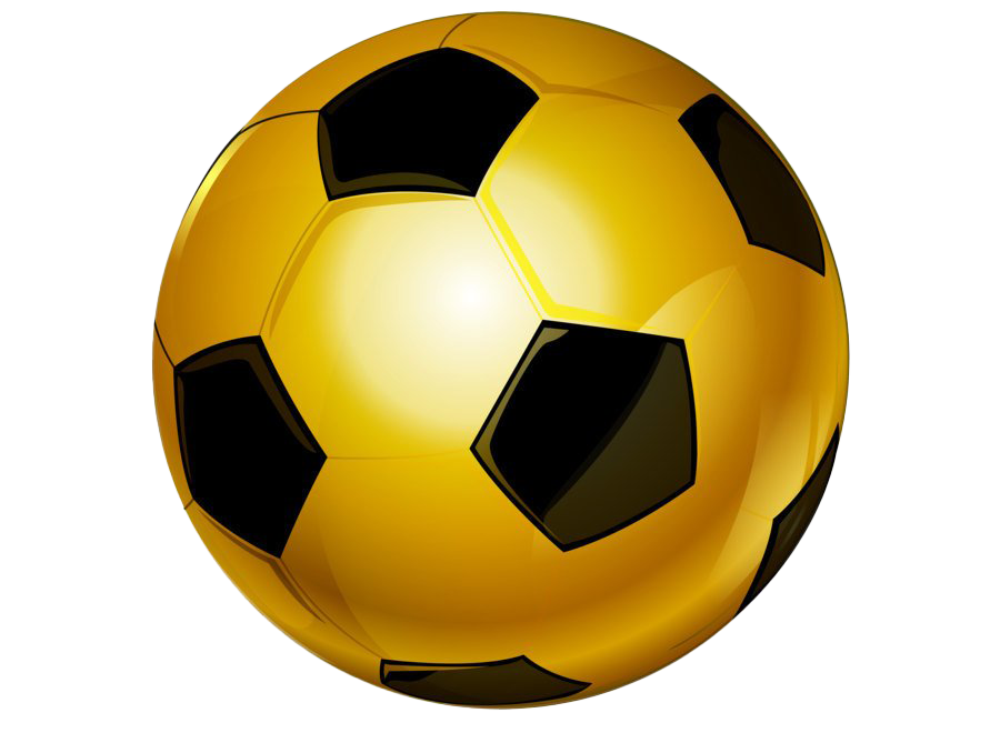 Golden Football Transparent PNG