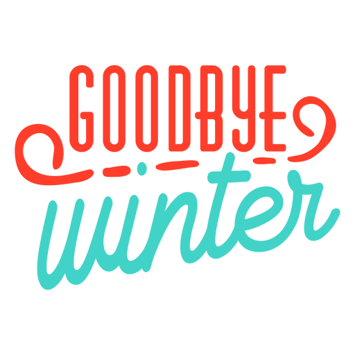 Goodbye Winter Logo PNG