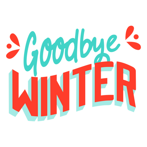 Goodbye Winter PNG