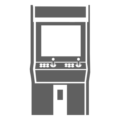 Gray Arcade Machine PNG
