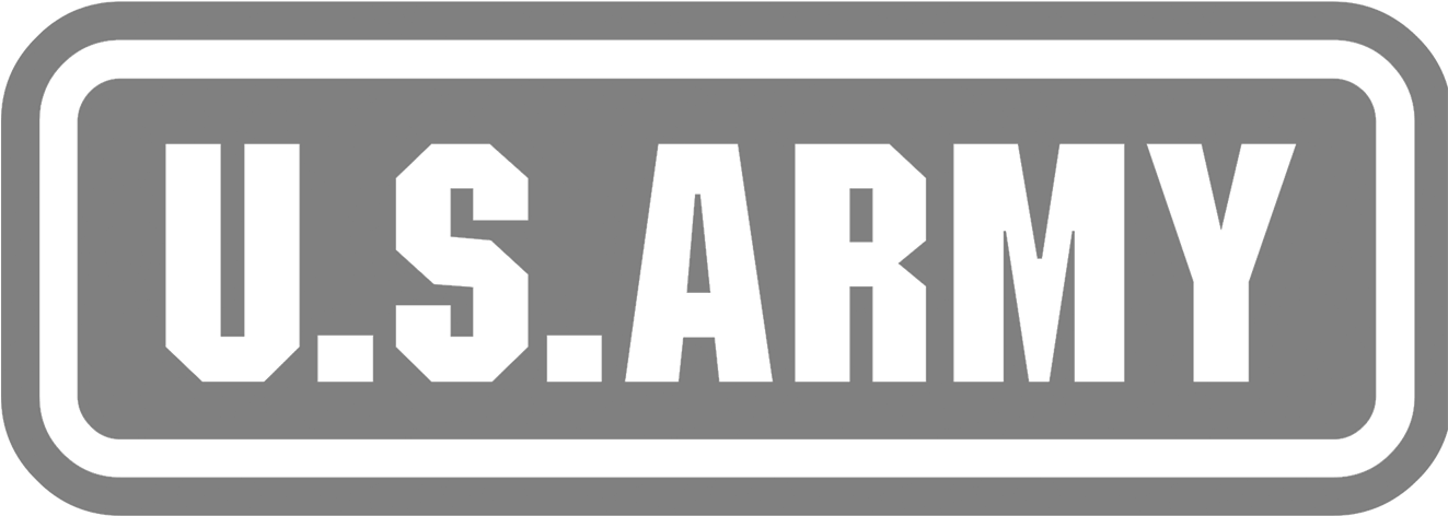 Gray Army Logo Transparent PNG