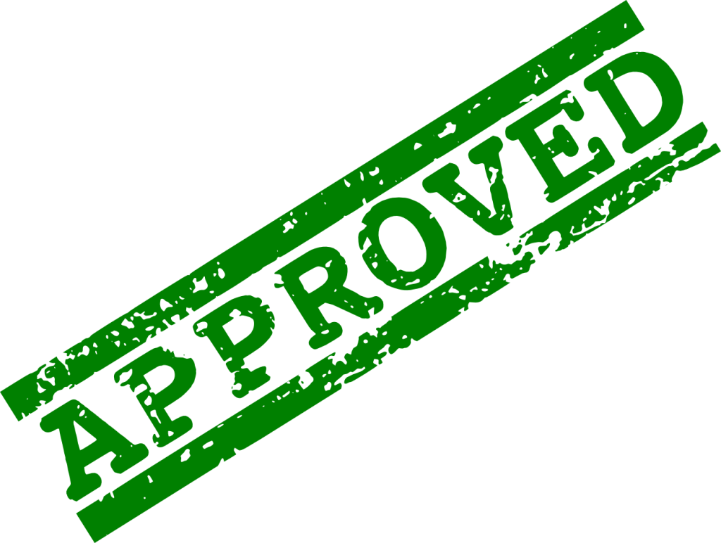 Green Approved Logo Transparent PNG