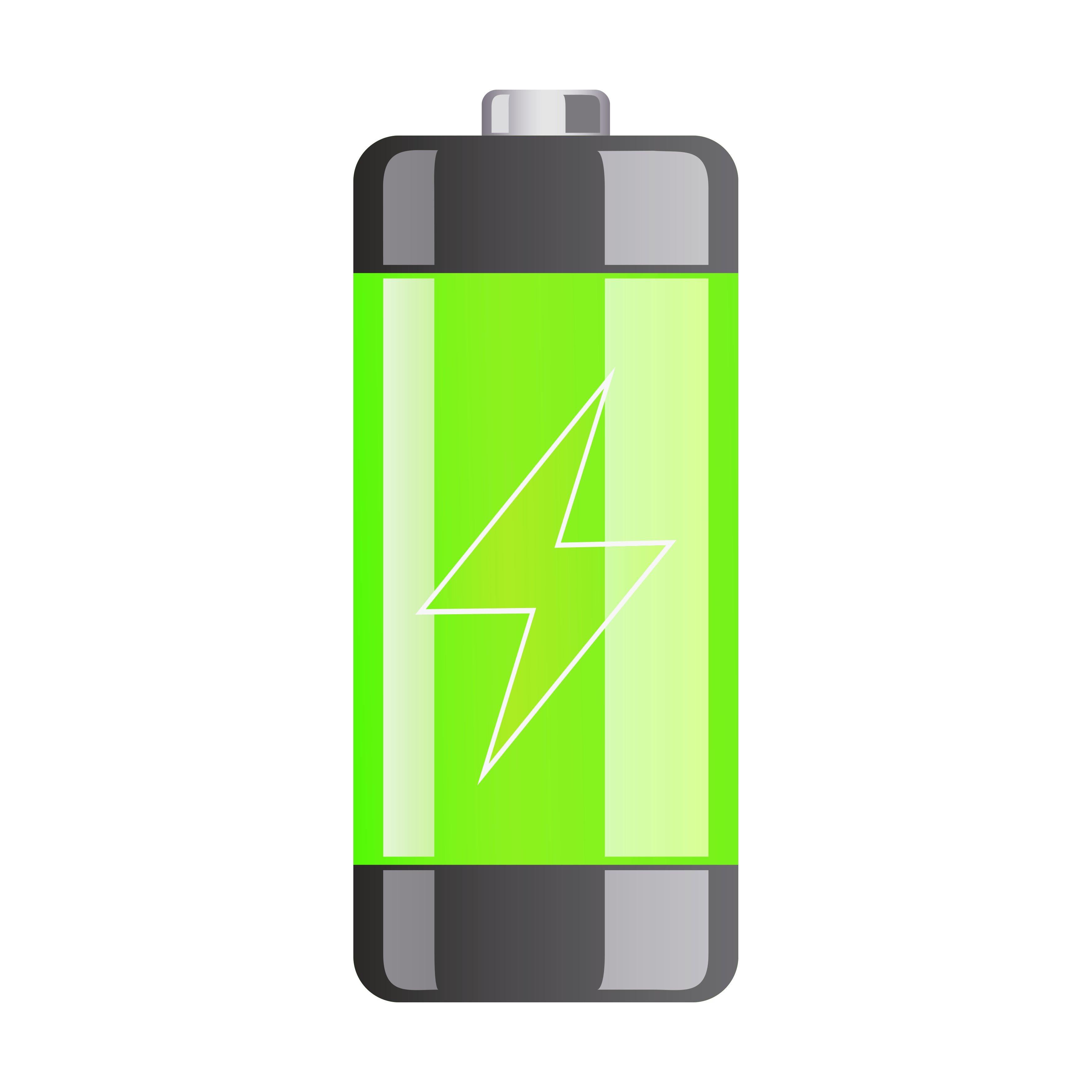 Green Battery Cell PNG