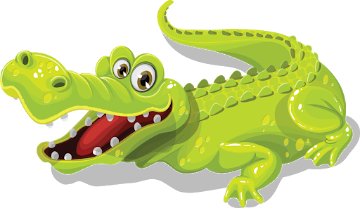 Green Crocodile Vector Transparent PNG