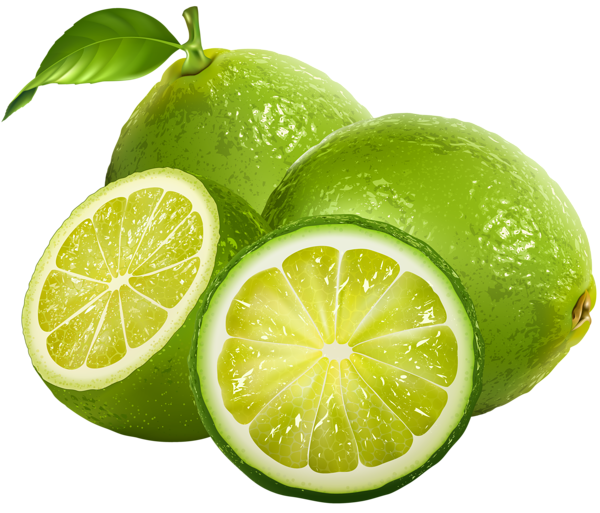Green Oval Lime PNG