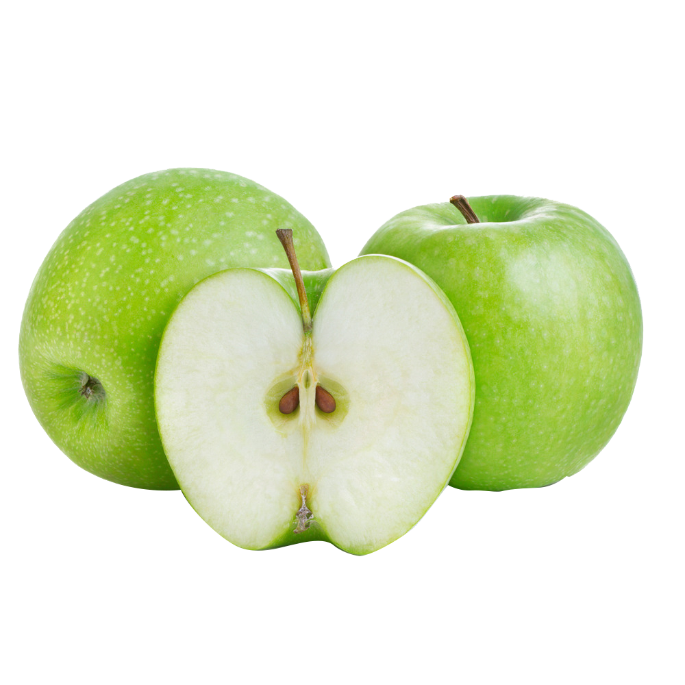 Half Apple Fruit Transparent PNG