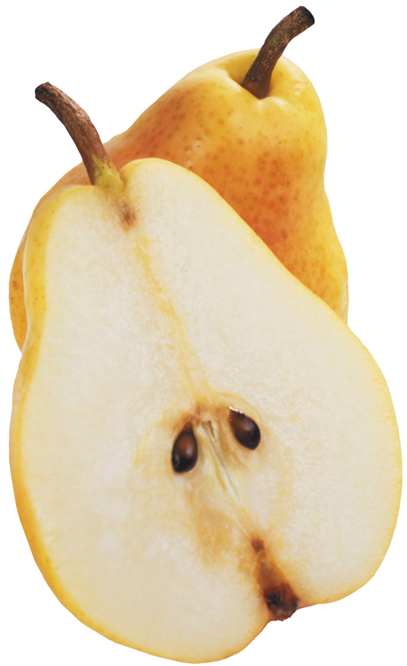 Half Asian Pear Transparent PNG