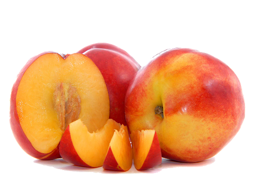 Half Sliced Peach Transparent PNG