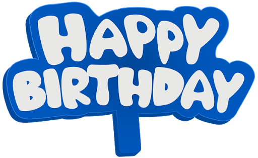 Happy Birthday Props Transparent PNG