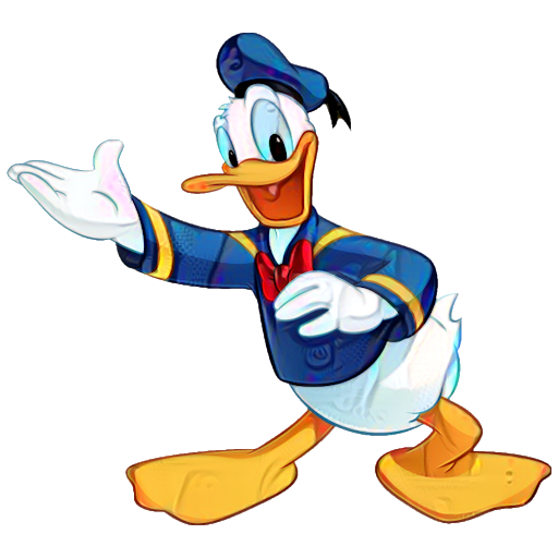 Happy Donald Duck PNG HD Quality