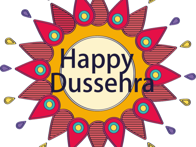 Happy Dussehra Background PNG Image