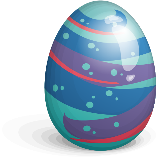 Happy Easter Eggs Transparent PNG