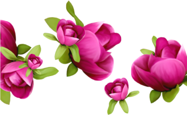 Happy Easter Flower PNG Clipart Background