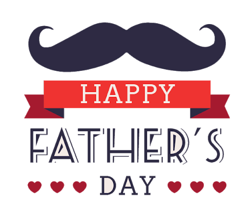 Happy Fathers Day Logo Background PNG Image