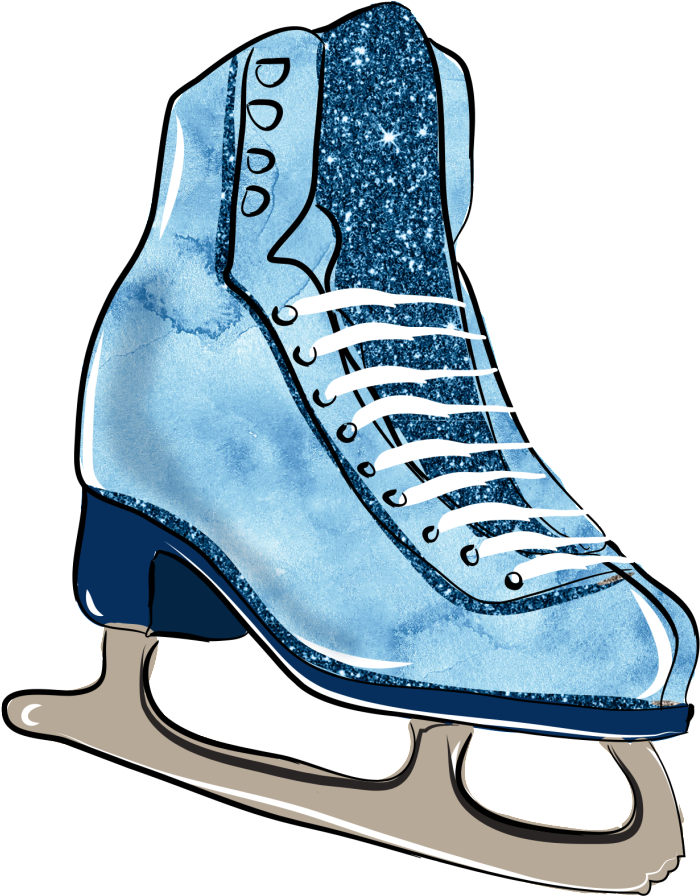 Ice Skating Shoes PNG HD Quality