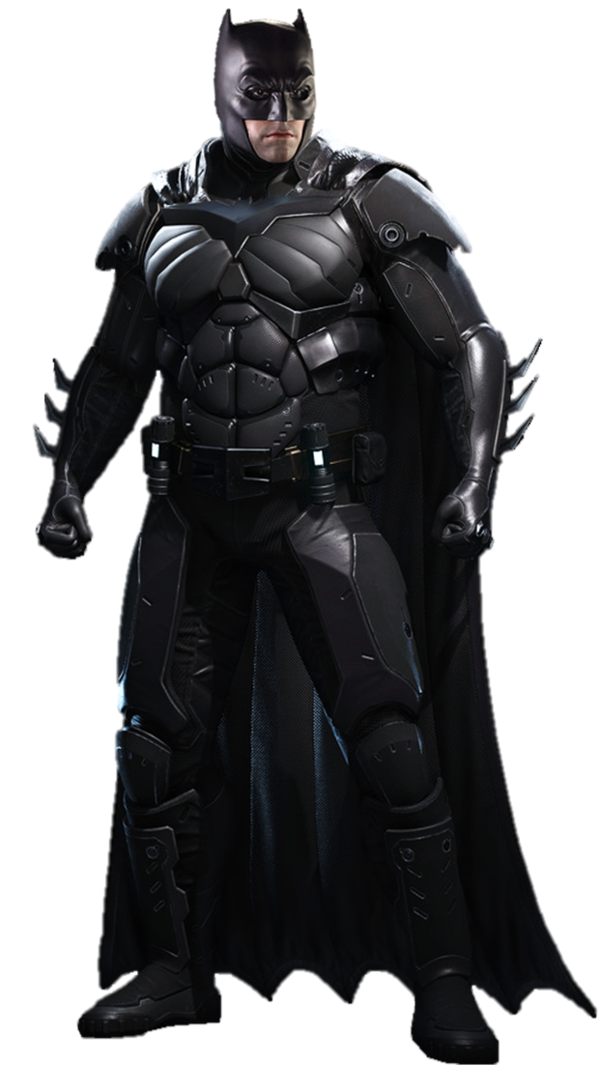 Injustice Batman Black Costume PNG
