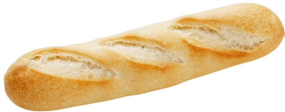 Pan de baguette italiano PNG transparente