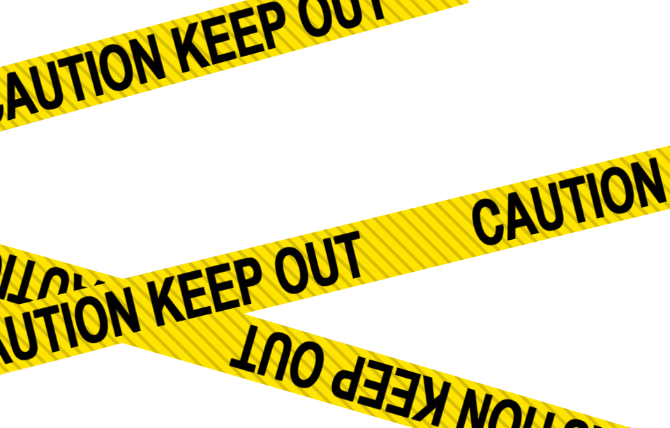 Keep Out Police Tape PNG