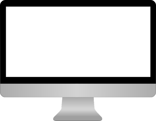 LCD Computer Monitor Transparent Background