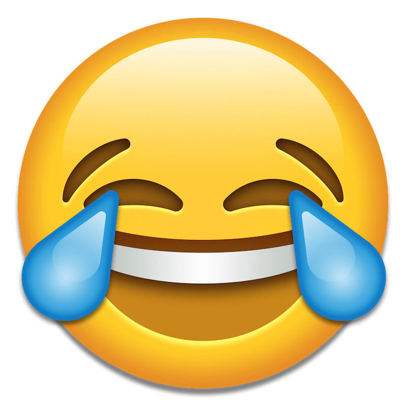 Laugh Emoji PNG Clipart Background