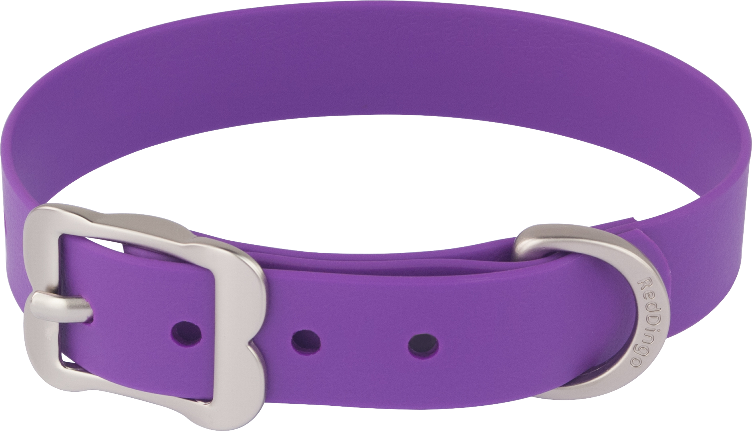Leather Purple Dog Collar Transparent PNG