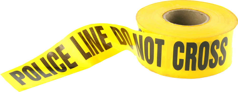 Line Do Not Cross Police Tape PNG
