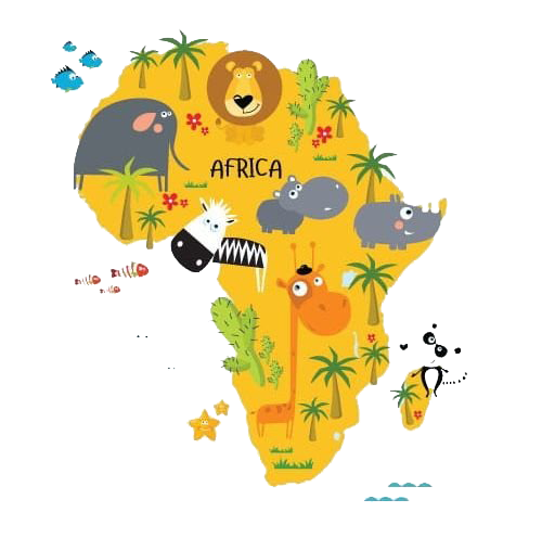 Karte von Afrika Hintergrund PNG Bild