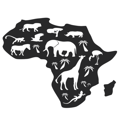 Map of Africa Transparent Image