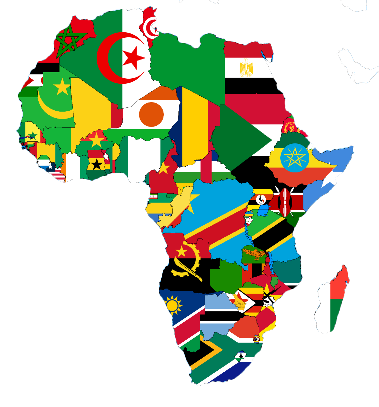 Map of Africa Transparent Images