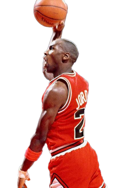 Michael Jordan Jump Dribble PNG