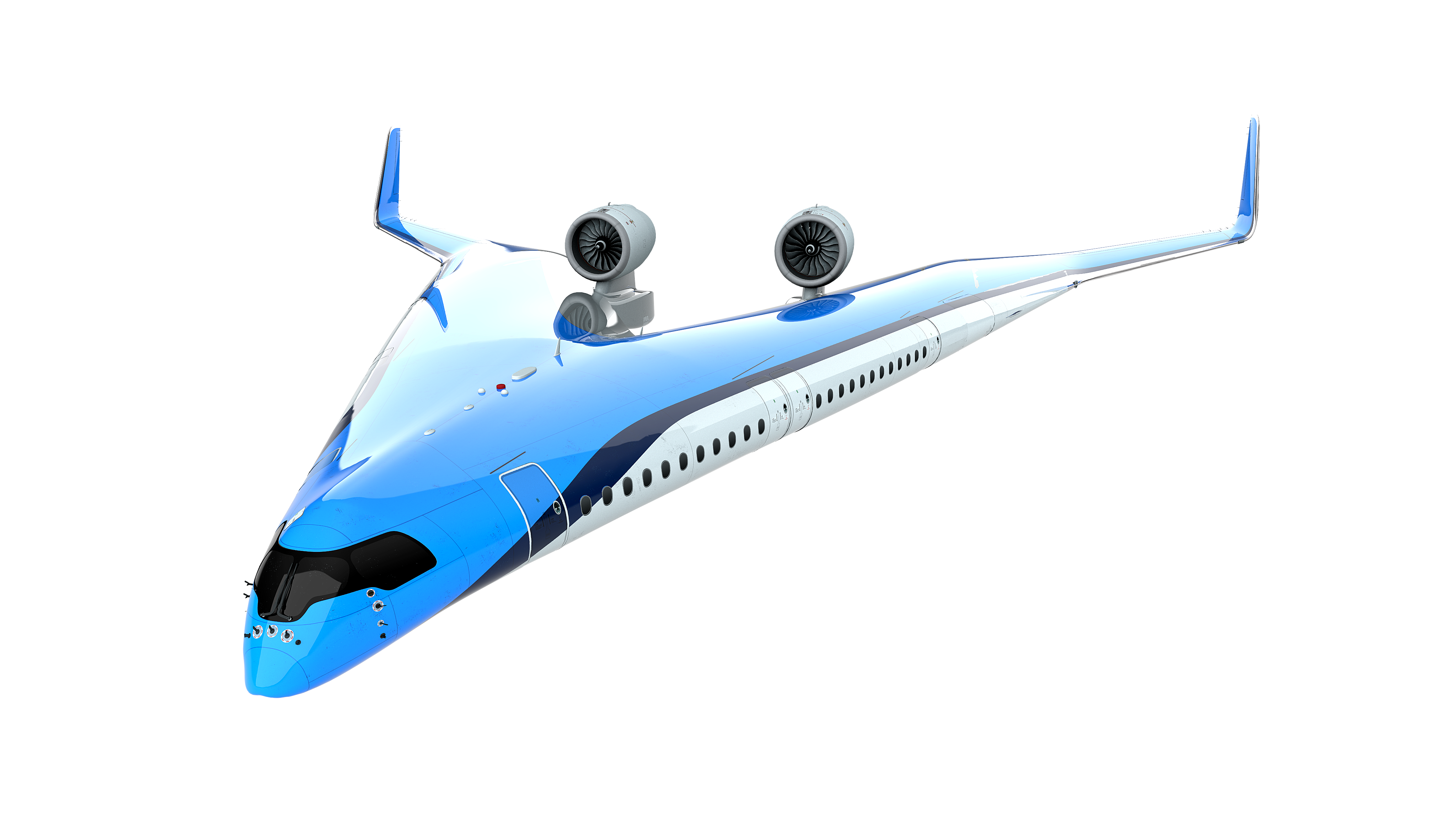 Modernes Flugzeug Transparentes PNG