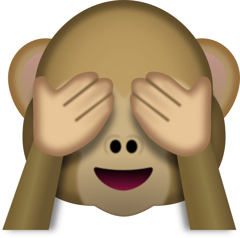 Monkey Emoji PNG Clipart Background