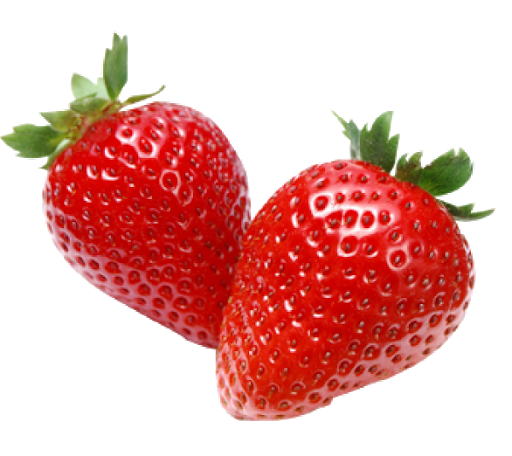 Natural Raw Shining Strawberry Transparent PNG