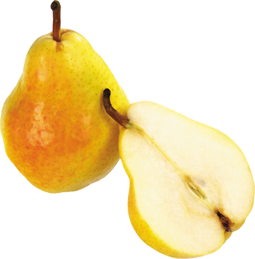 Natural Yellow Pear Transparent PNG